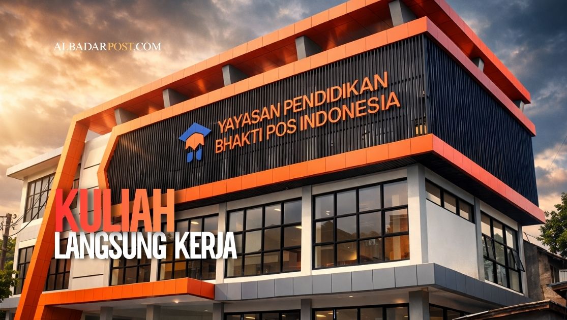 Gedung Universitas Logistik dan Bisnis Internasional (ULBI) yang membuka program kuliah langsung kerja di PT Pos Indonesia bagi mahasiswa.