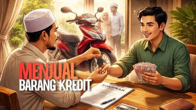 ilustrasi transaksi menjual barang kredit dalam hukum Islam dan fiqih muamalah