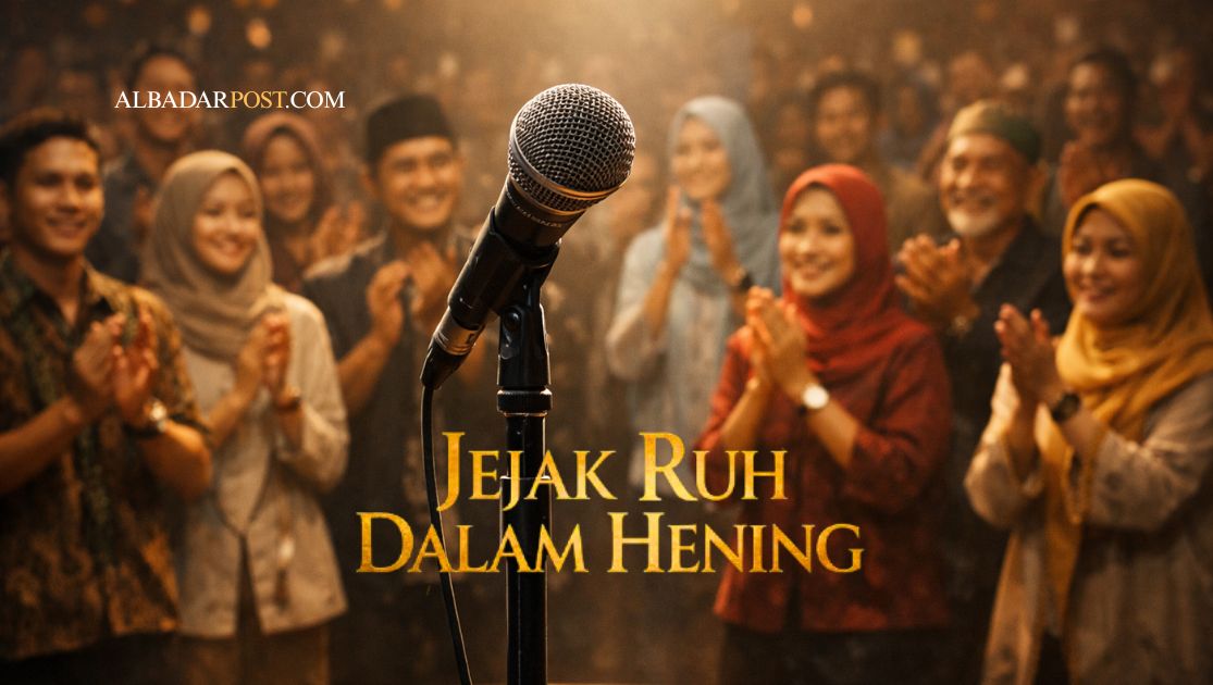 Ilustrasi seseorang mendapat pujian banyak orang sementara Allah menutup aib manusia yang tidak diketahui orang lain.