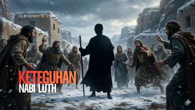 Ilustrasi keteguhan Nabi Luth dalam menghadapi kaumnya yang menolak dakwah dan kebenaran