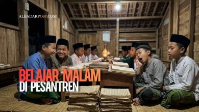 belajar malam di pesantren