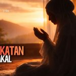 ilustrasi muslim berdoa menunjukkan tingkatan tawakal dalam kehidupan sehari-hari
