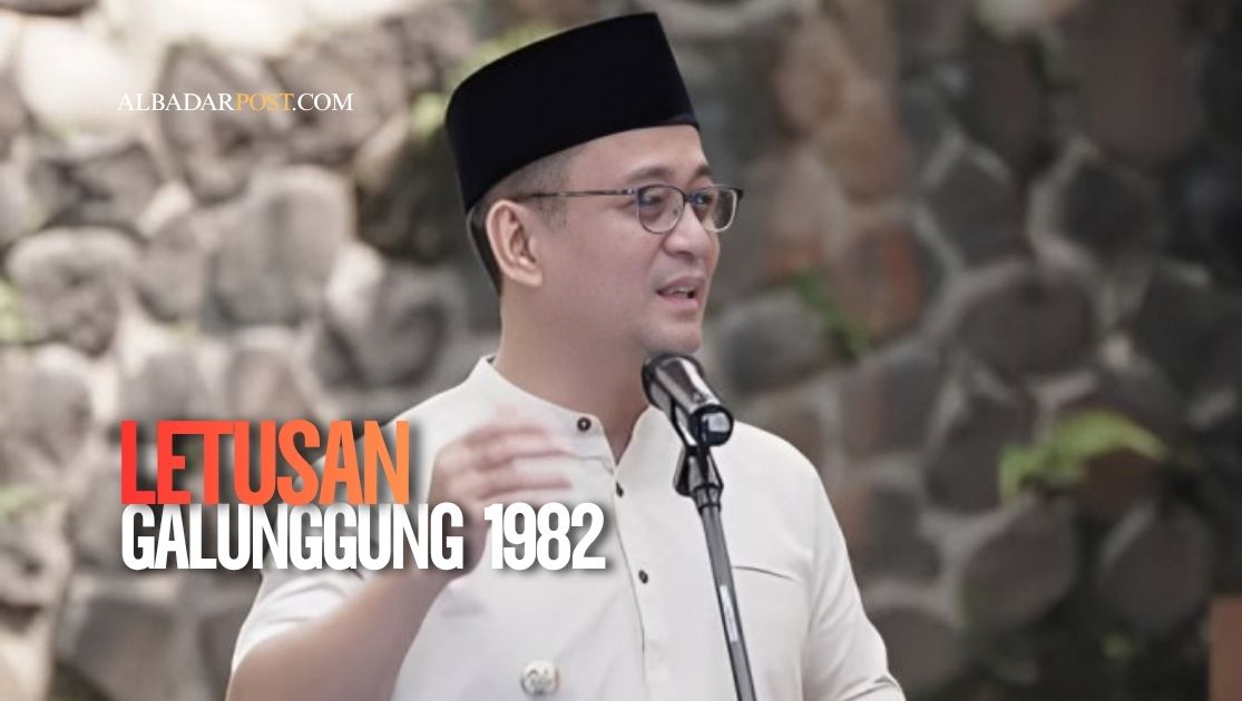 Istigosah dan doa bersama peringatan 44 tahun letusan Gunung Galunggung 1982 di Cipanas Galunggung Tasikmalaya