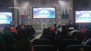 Forum Musda KNPI Tasikmalaya 2026 saat proses pemilihan ketua berlangsung tertib, demokratis, dan penuh sportivitas.