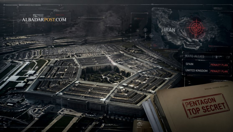 Gedung Pentagon Amerika Serikat tampak dari udara dengan bentuk segi lima khas sebagai pusat pertahanan AS