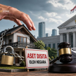 Ilustrasi penyitaan aset debitur oleh negara berdasarkan aturan baru PMK 23 Tahun 2026 tentang pengurusan piutang negara.