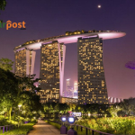 Skyline Singapura sebagai pusat keuangan global dengan sistem anti pencucian uang terbaik dunia namun tetap berisiko tinggi