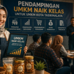 Pelaku UMKM Kota Tasikmalaya mengikuti program pendampingan usaha untuk meningkatkan daya saing dan pemasaran digital.