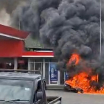 Motor Terbakar SPBU
