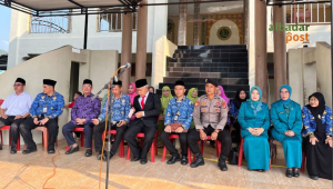 Upacara Hari Kebangkitan Nasional di Kecamatan Pamarican dengan peserta pelajar, ASN, TNI, dan tokoh masyarakat.