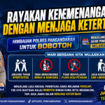 Himbauan Polres Pangandaran kepada Bobotoh Persib agar menjaga ketertiban dan sportivitas saat laga melawan Persijap.