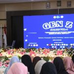 Peserta GEN Z Space Vol 4 di IPI Garut mengikuti talkshow literasi digital dan pengembangan kreativitas generasi muda.