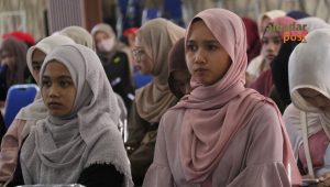 Peserta GEN Z Space Vol 4 di IPI Garut mengikuti talkshow literasi digital dan pengembangan kreativitas generasi muda, Sabtu (30/5/2026).