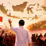 Ilustrasi Joko Widodo dan dinamika hubungan politik dengan PDI Perjuangan menjelang kontestasi politik 2029.