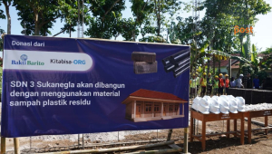 Bata Plastik Daur Ulang
