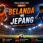 Lineup Belanda vs Jepang