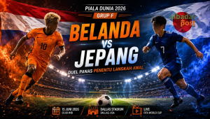 Lineup Belanda vs Jepang