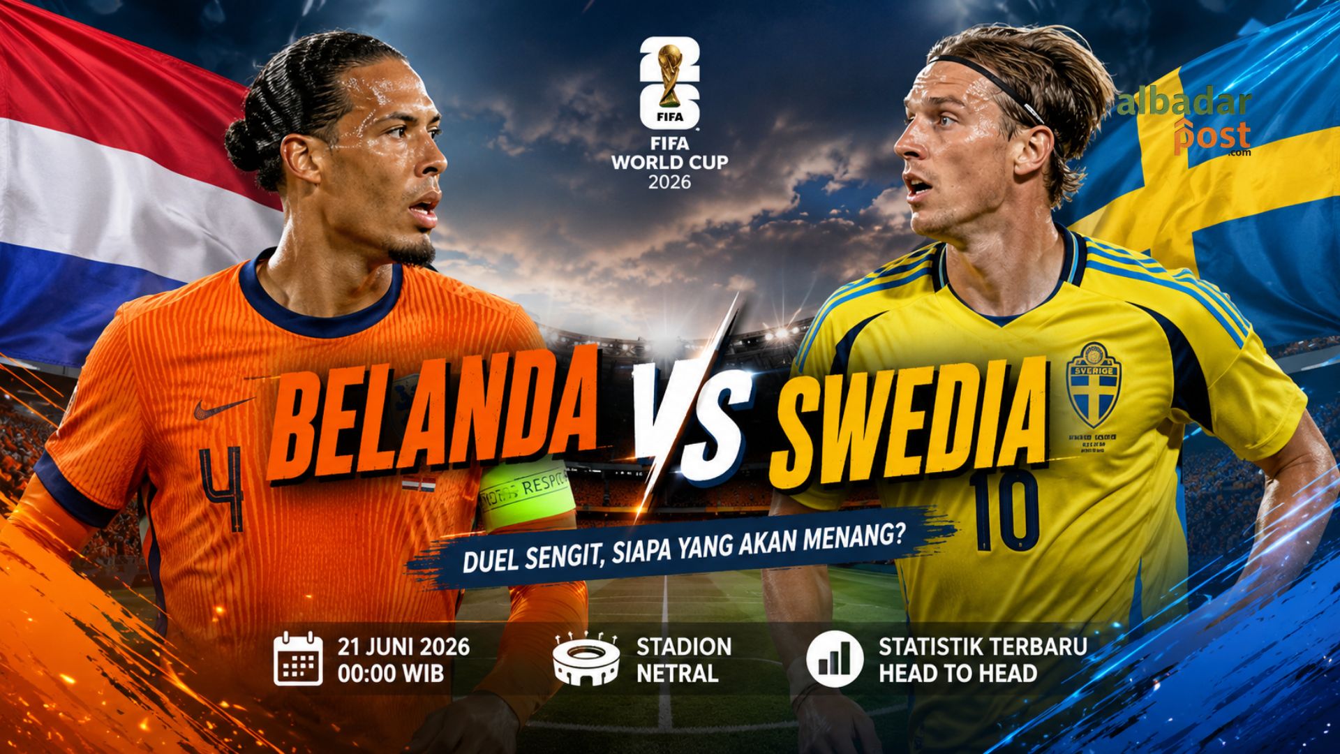 Belanda vs Swedia