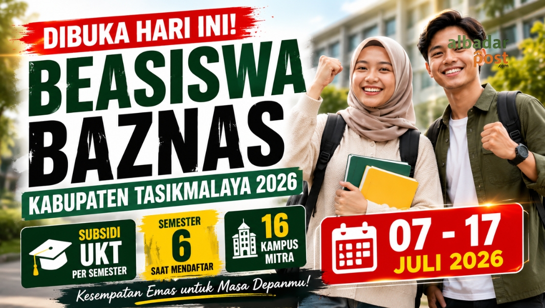 Beasiswa BAZNAS Tasikmalaya