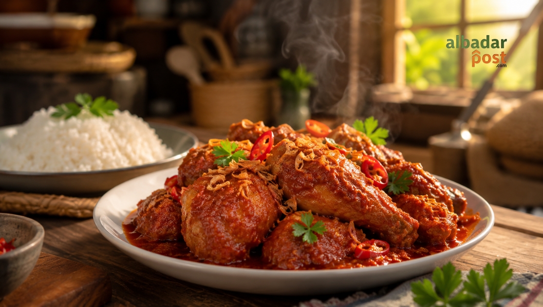 Resep Ayam Bumbu Merah