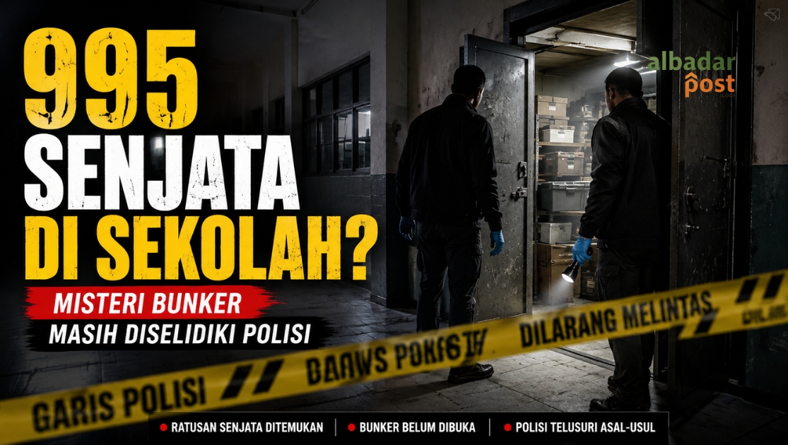 Senjata di Sekolah Jakarta Selatan