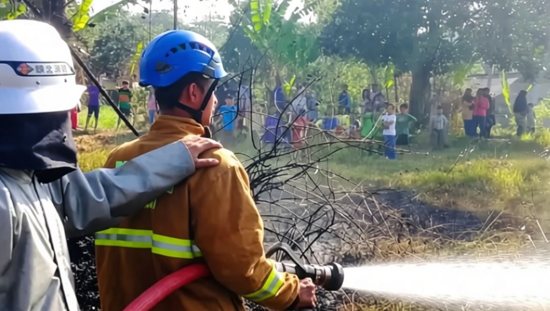kebakaran lahan Garut