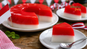 puding merah putih