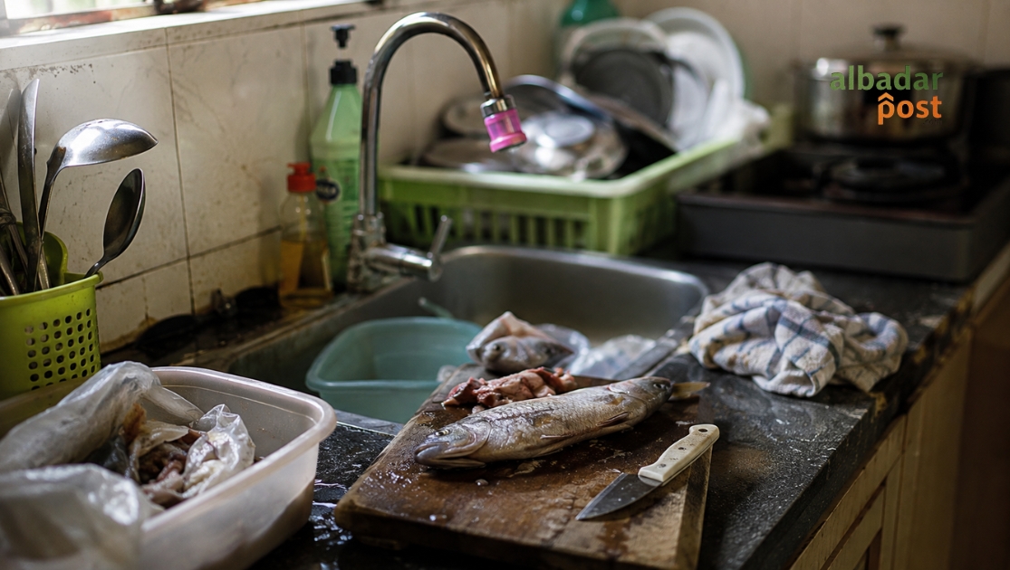bau amis di dapur