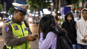 jam malam pelajar Pangandaran