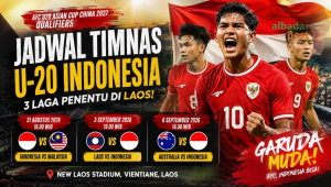 Jadwal Timnas U-20