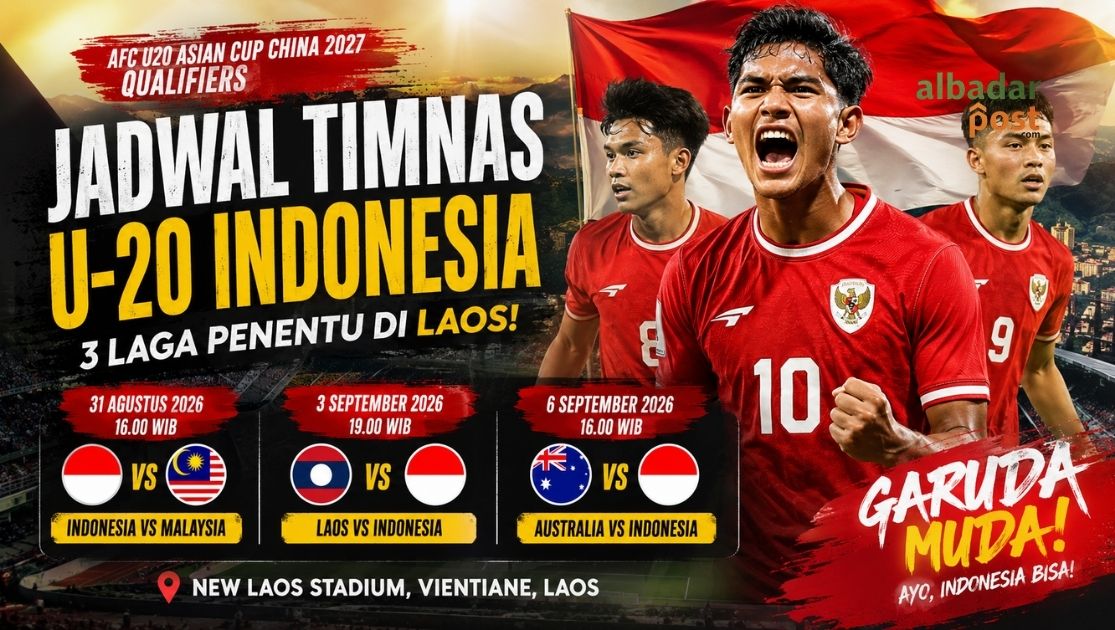 Jadwal Timnas U-20