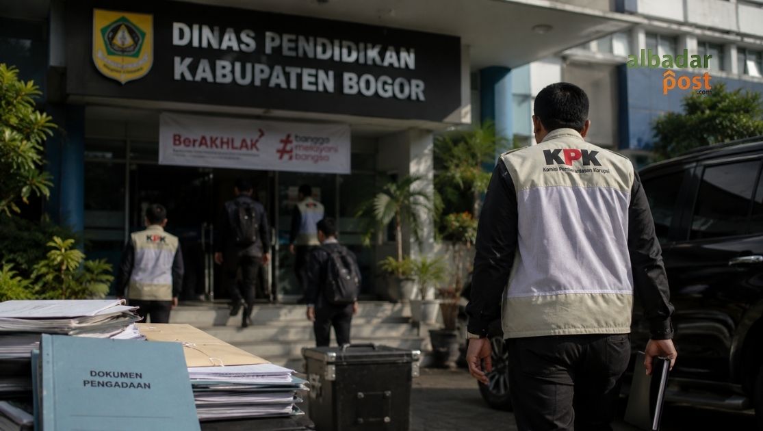 KPK geledah Disdik Bogor