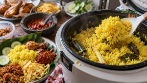 resep nasi kuning rice cooker