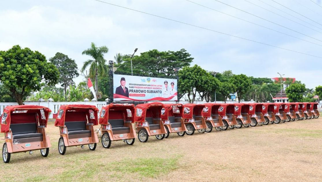 becak listrik Tasikmalaya