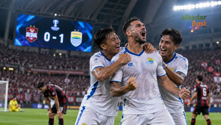 Persib menang di Korea