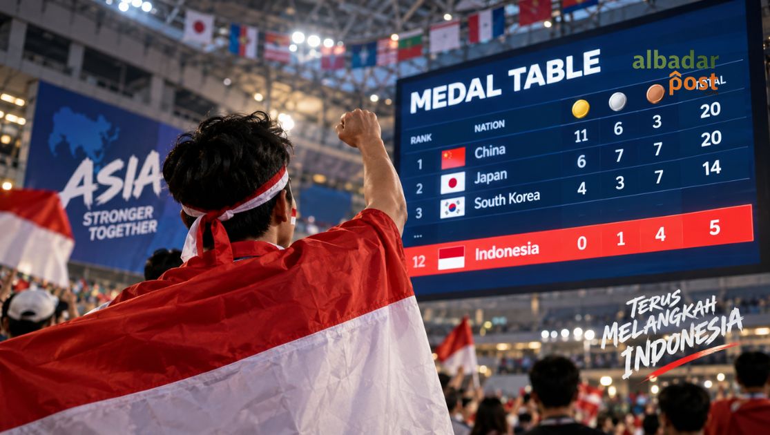 Klasemen Medali Asian Games 2026