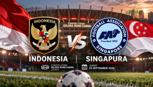 Indonesia vs Singapura.