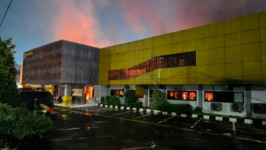 kebakaran BPN Karawang