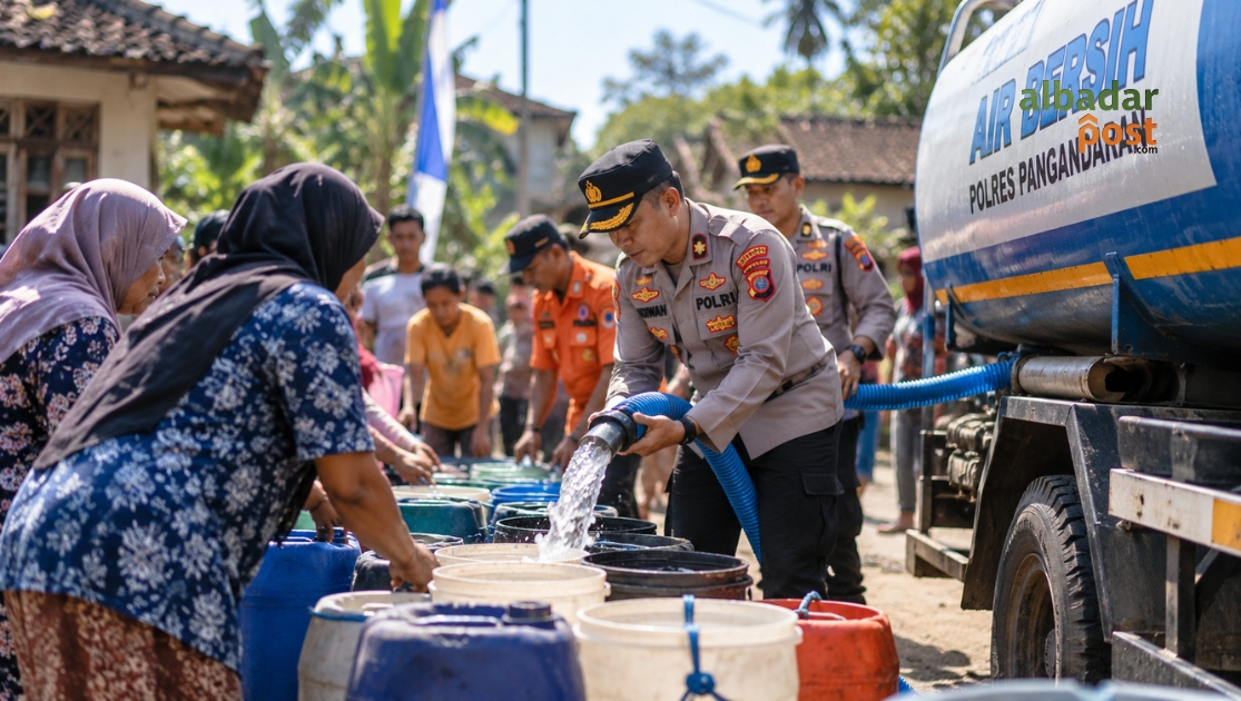 bantuan air bersih Pangandaran